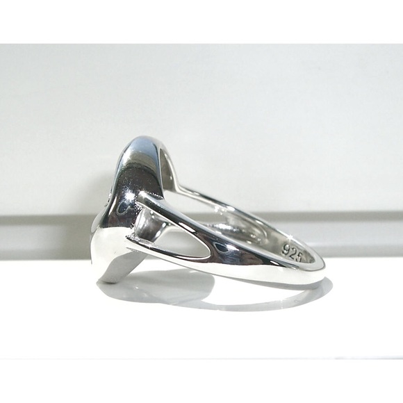 925 STERLING SILVER Sun & Moon High Polished Ring - Picture 9 of 16